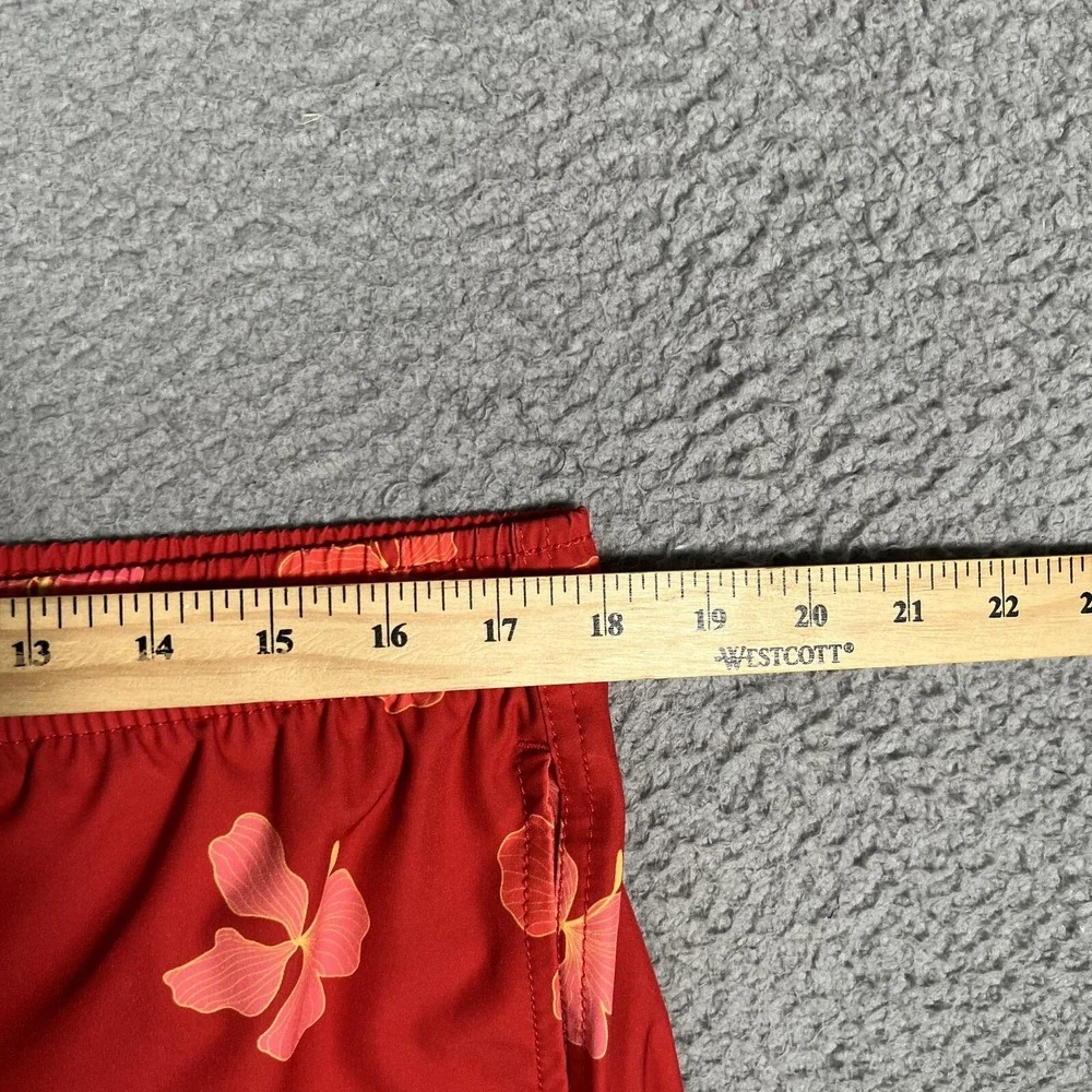 Bear Bottom Shorts Mens XXL Red Floral 5.5